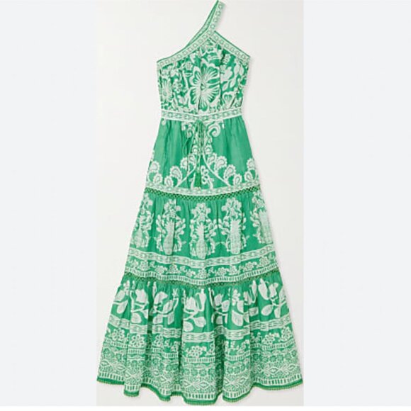green sweet garden maxi dress FARM Rio Formal dress